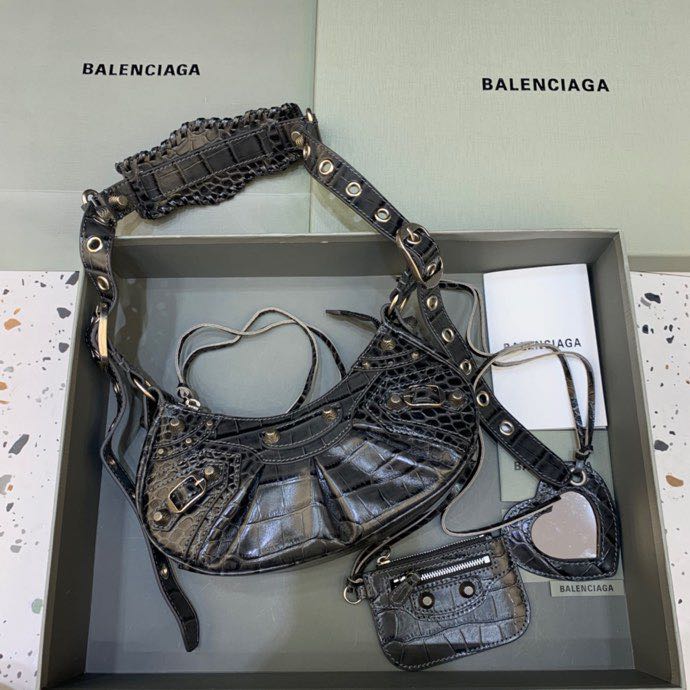 Balenciaga Le Cagole XS Shoulder Bag In Black(26-12-6cm) - PerfectKickZ