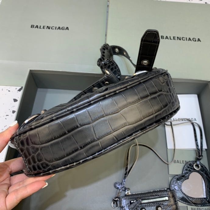 Balenciaga Le Cagole XS Shoulder Bag In Black(26-12-6cm) - PerfectKickZ