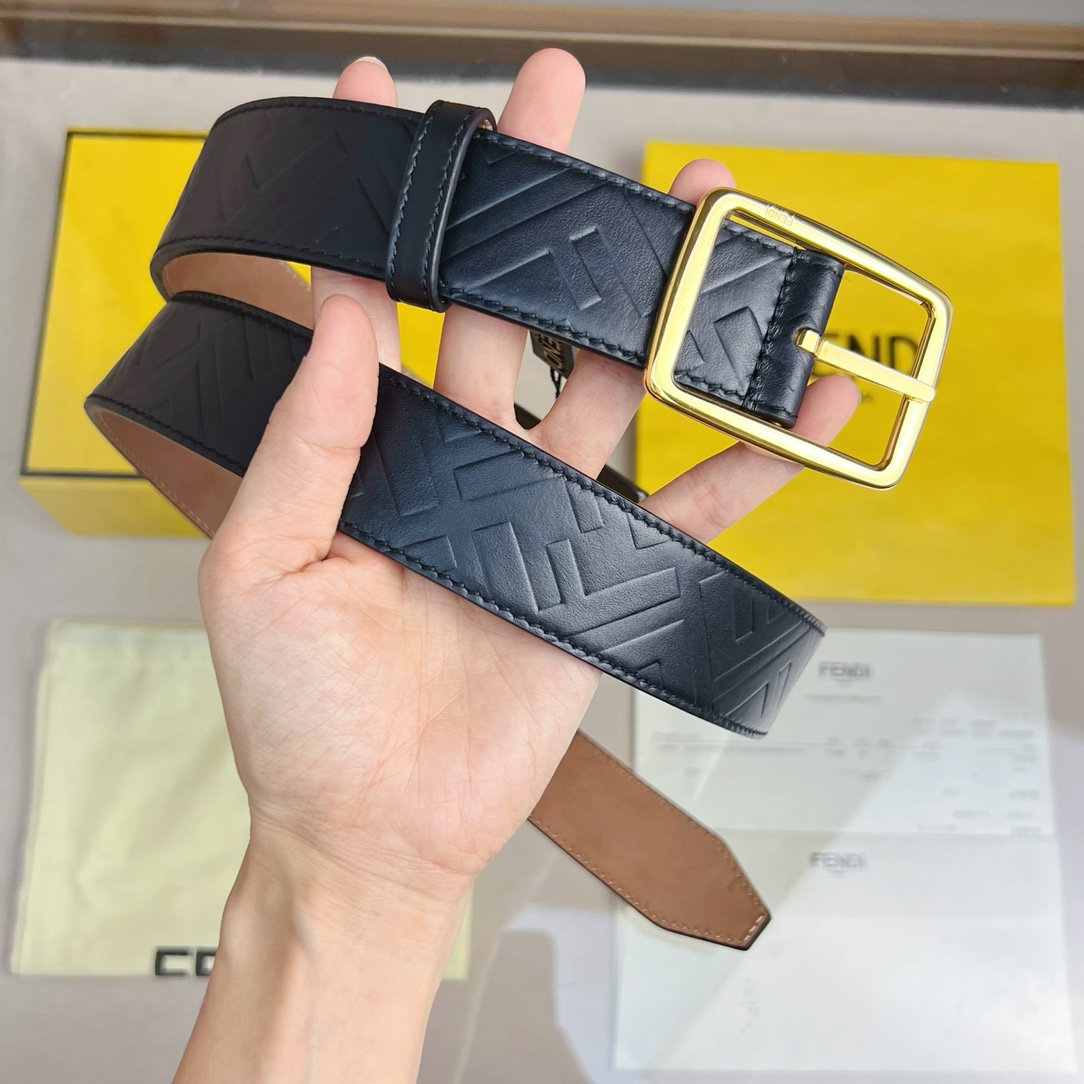 Fendi Leather Belt  - PerfectKickZ