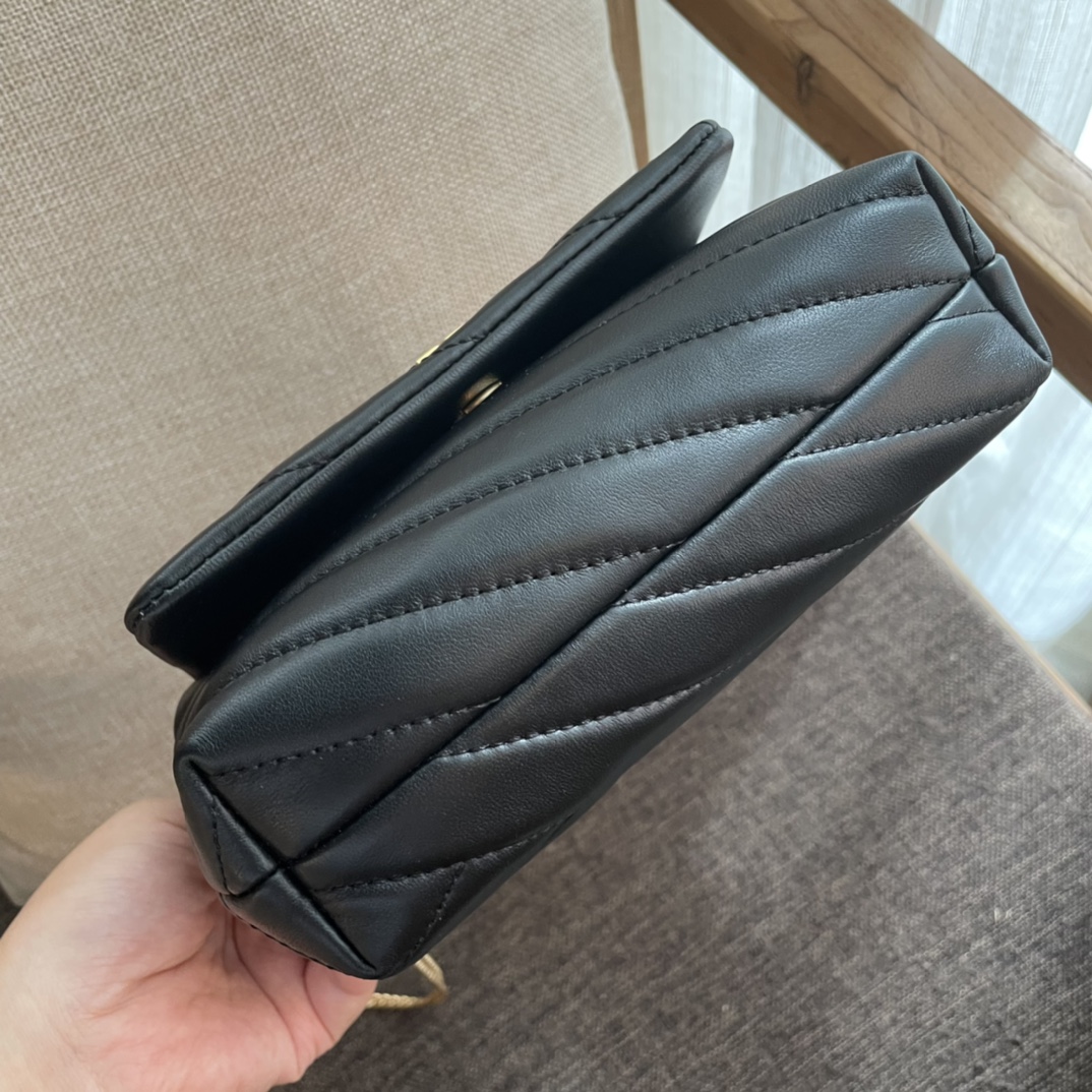 ToryBurch Kira Chevron Convertible Shoulder Bag(18-12.5-5.5cm)  TB316M - PerfectKickZ