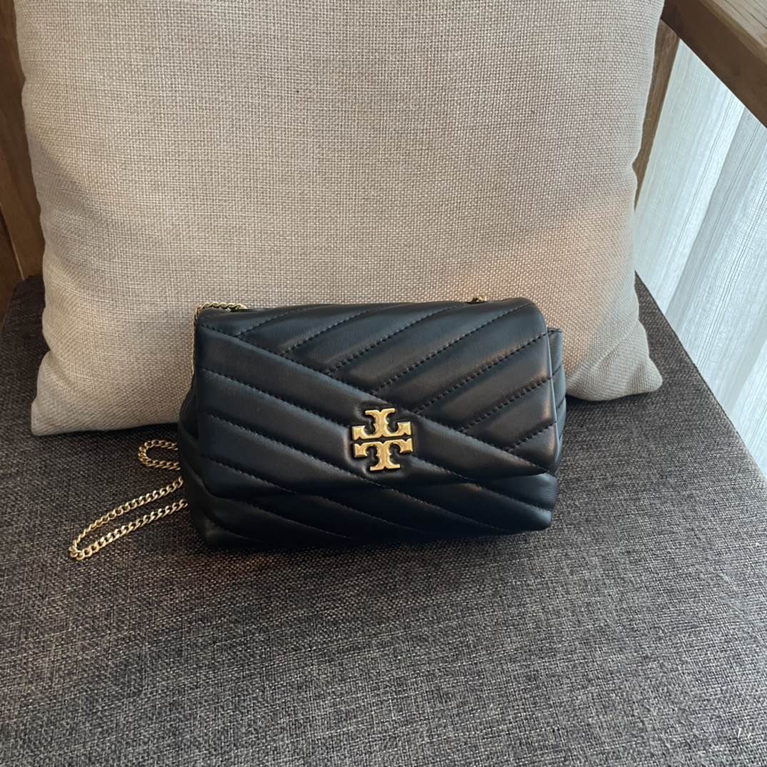 ToryBurch Kira Chevron Convertible Shoulder Bag(18-12.5-5.5cm)  TB316M - PerfectKickZ