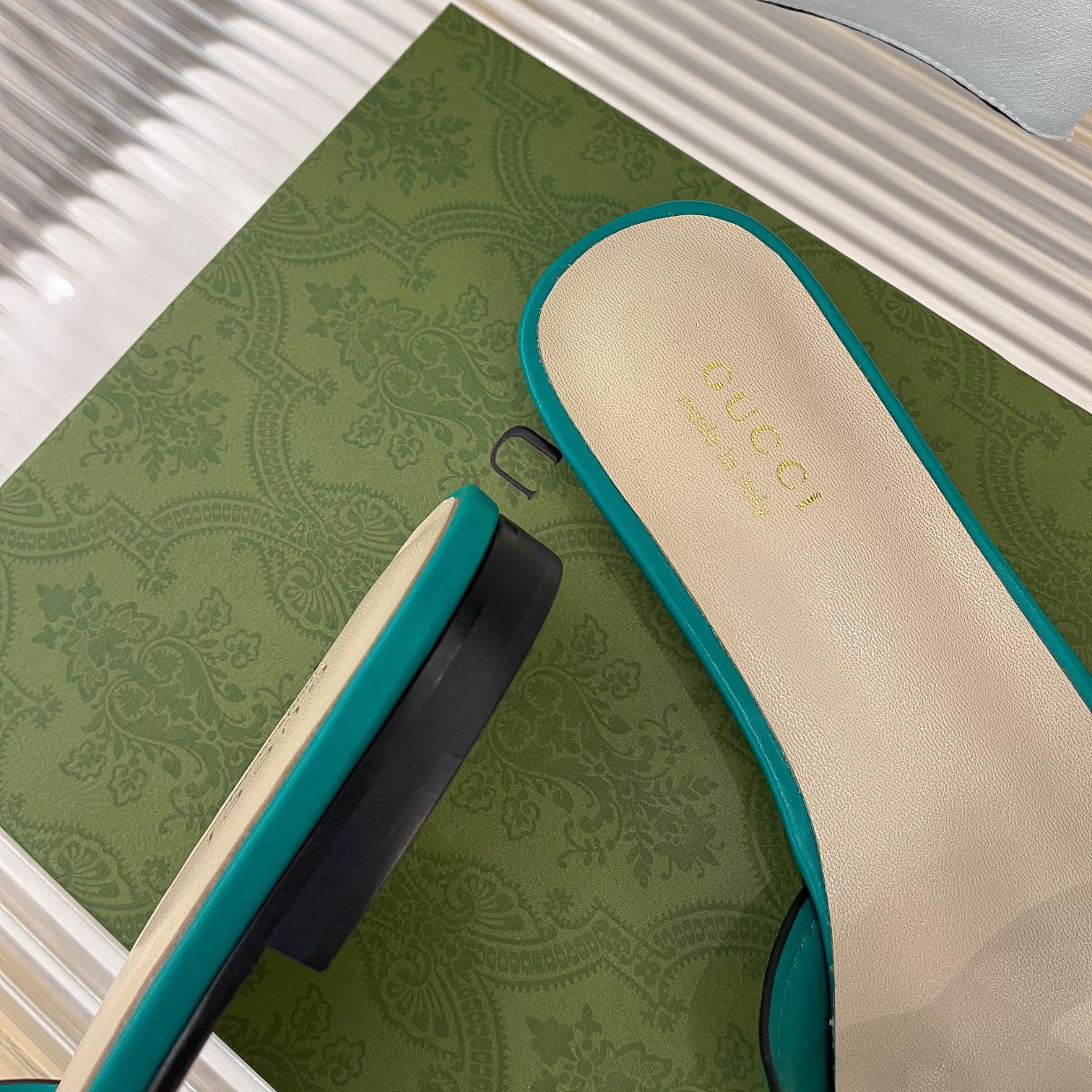 Gucci Women's Interlocking G Cut-Out Slide Sandal - PerfectKickZ