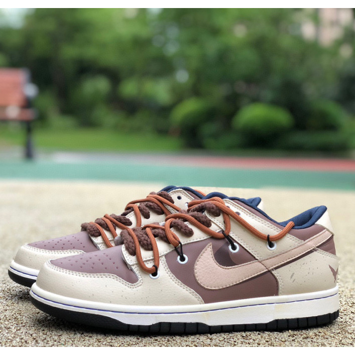 Nike SB Dunk Low Lot"Beige/Brown/Black Sneaker  DH9765-300 - PerfectKickZ