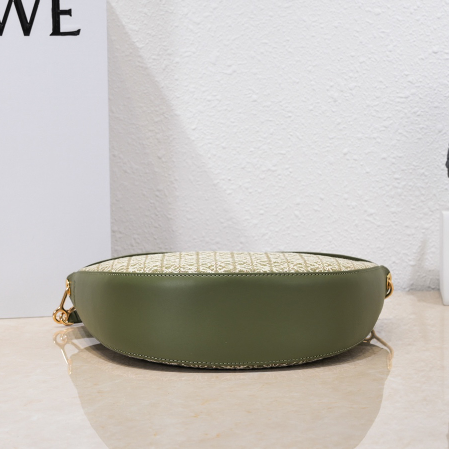 Loewe Luna Bag In Anagram Jacquard And Classic Calfskin(29.5-27-8cm) - PerfectKickZ