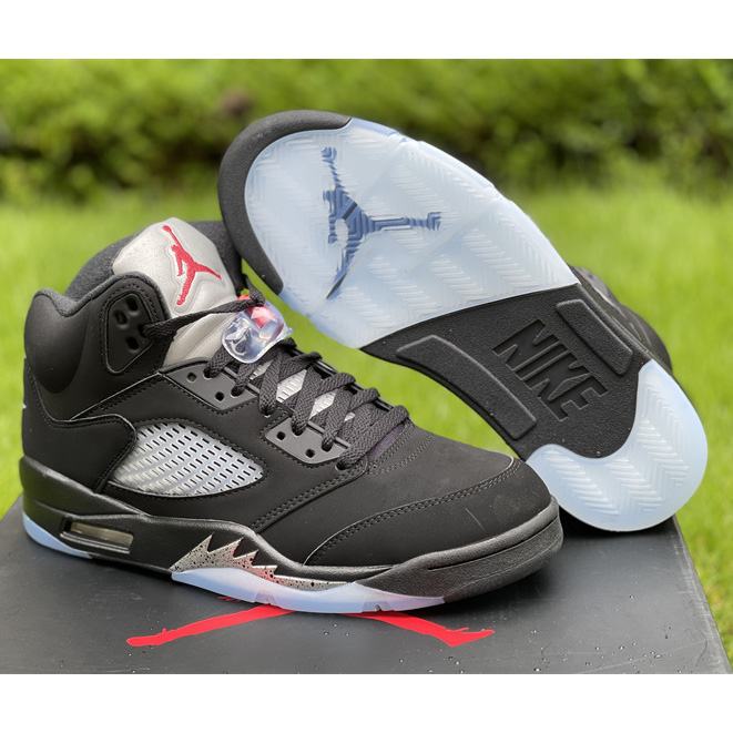 Air Jordan 5 “Metallic Black” Sneaker   845035 003 - PerfectKickZ