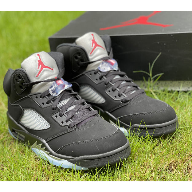 Air Jordan 5 “Metallic Black” Sneaker   845035 003 - PerfectKickZ