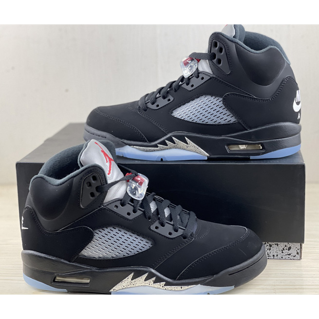 Air Jordan 5 “Metallic Black” Sneaker   845035 003 - PerfectKickZ