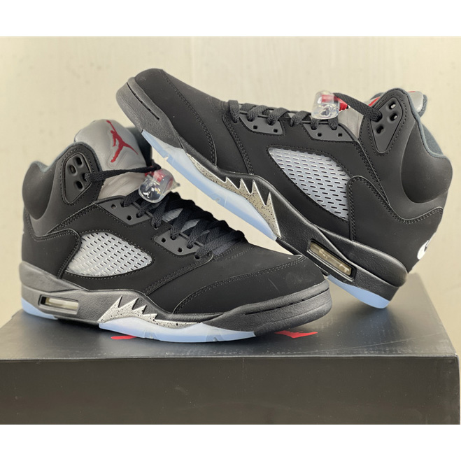 Air Jordan 5 “Metallic Black” Sneaker   845035 003 - PerfectKickZ