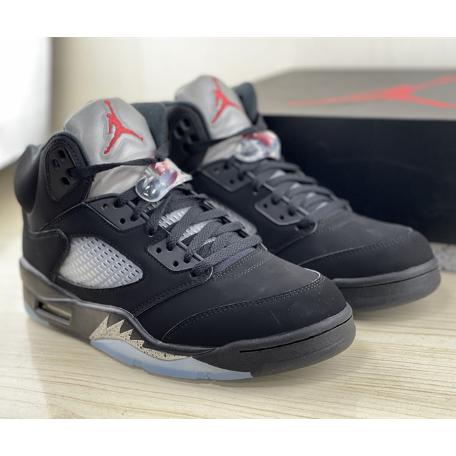 Air Jordan 5 “Metallic Black” Sneaker   845035 003 - PerfectKickZ