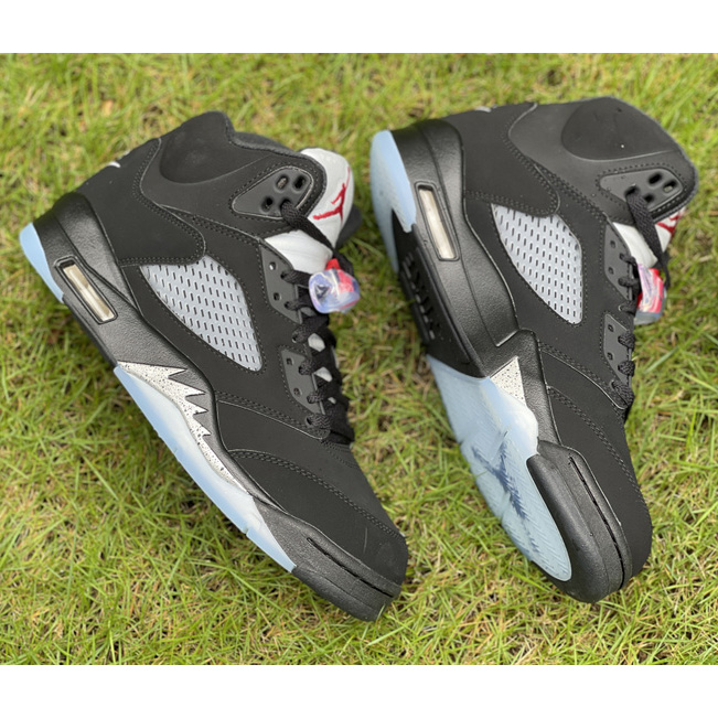 Air Jordan 5 “Metallic Black” Sneaker   845035 003 - PerfectKickZ