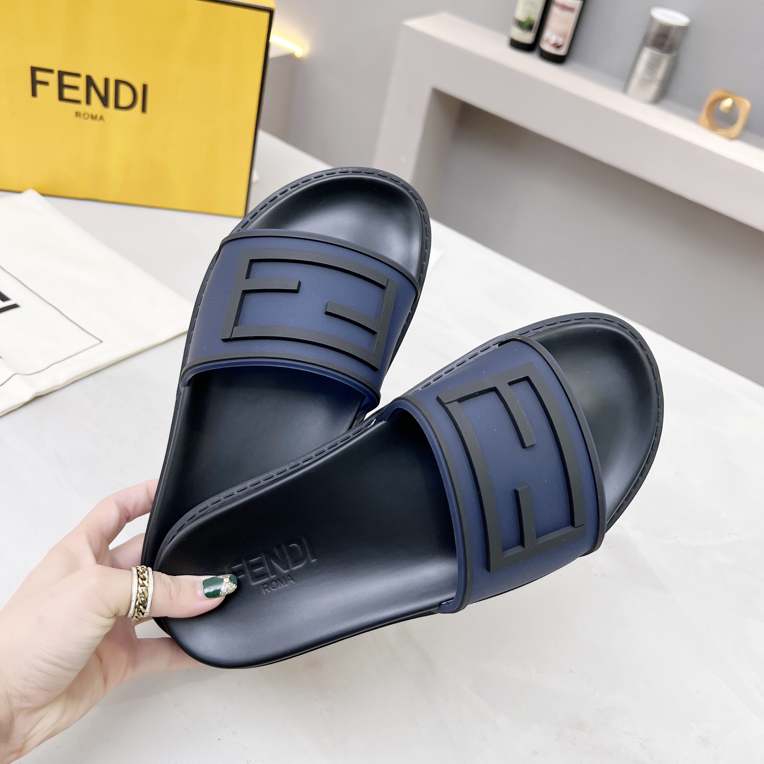 Fendi Baguette Slides - PerfectKickZ