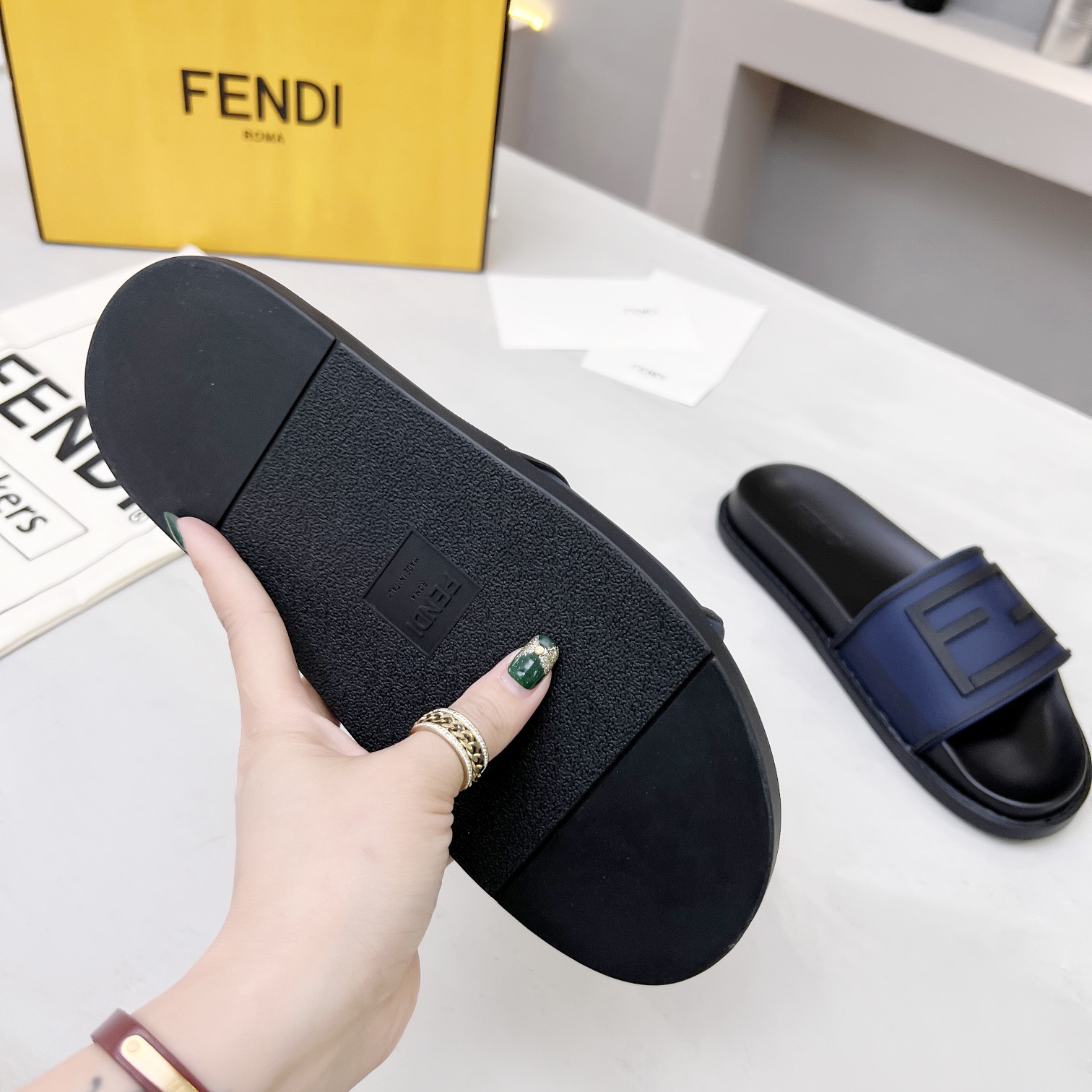 Fendi Baguette Slides - PerfectKickZ