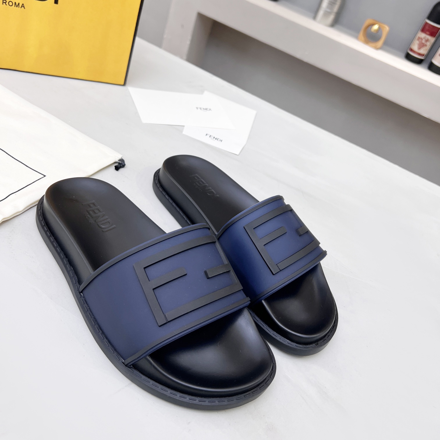 Fendi Baguette Slides - PerfectKickZ