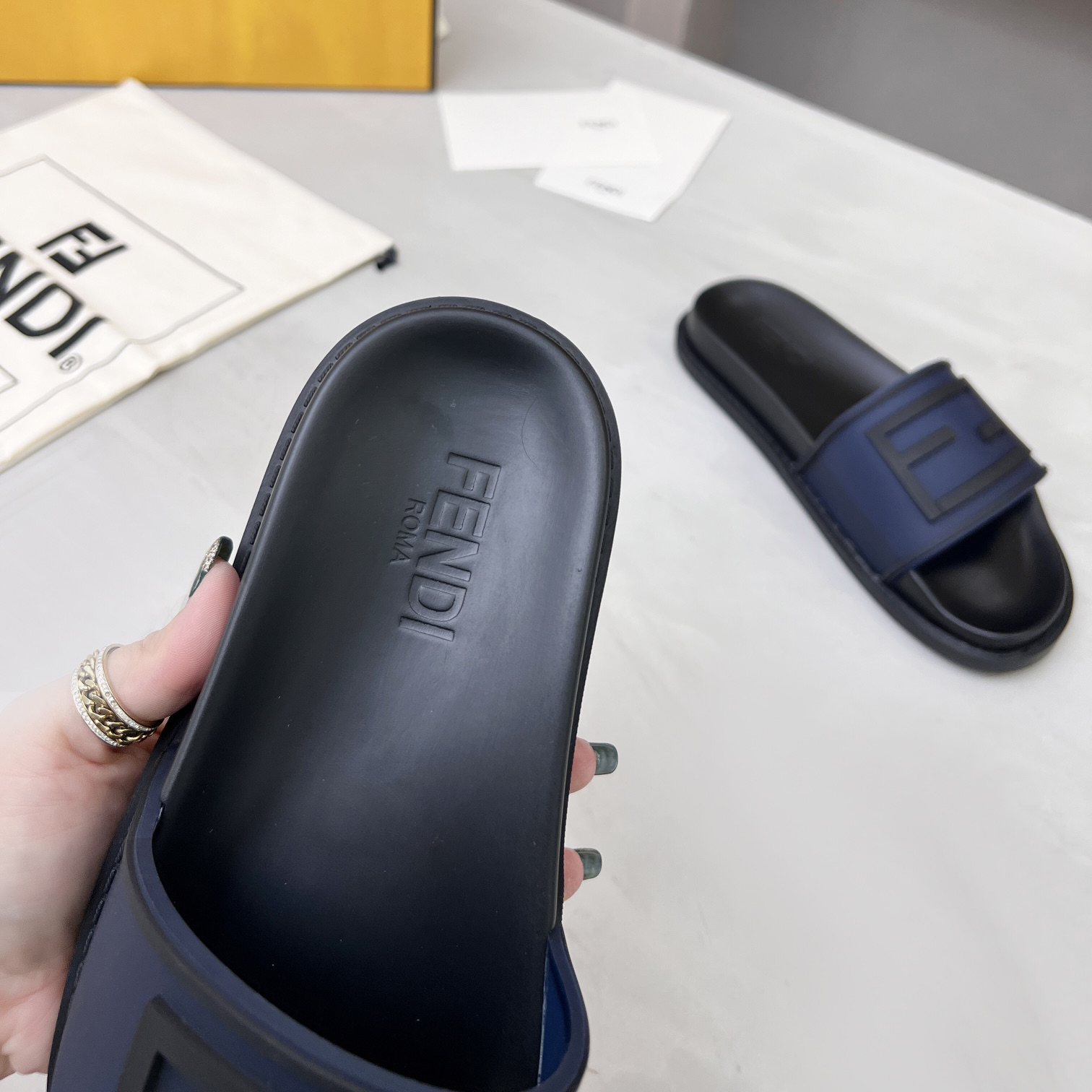 Fendi Baguette Slides - PerfectKickZ