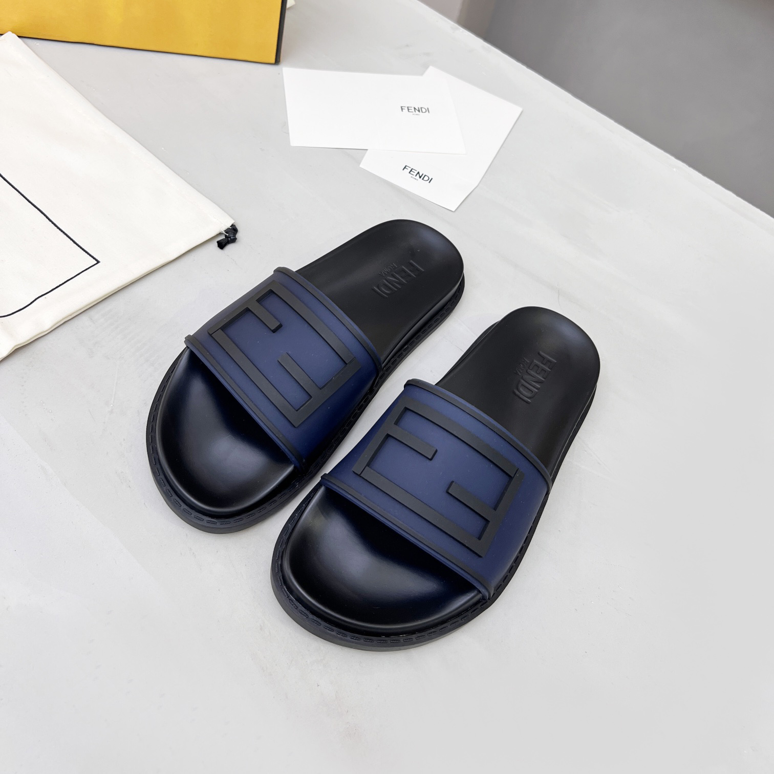 Fendi Baguette Slides - PerfectKickZ