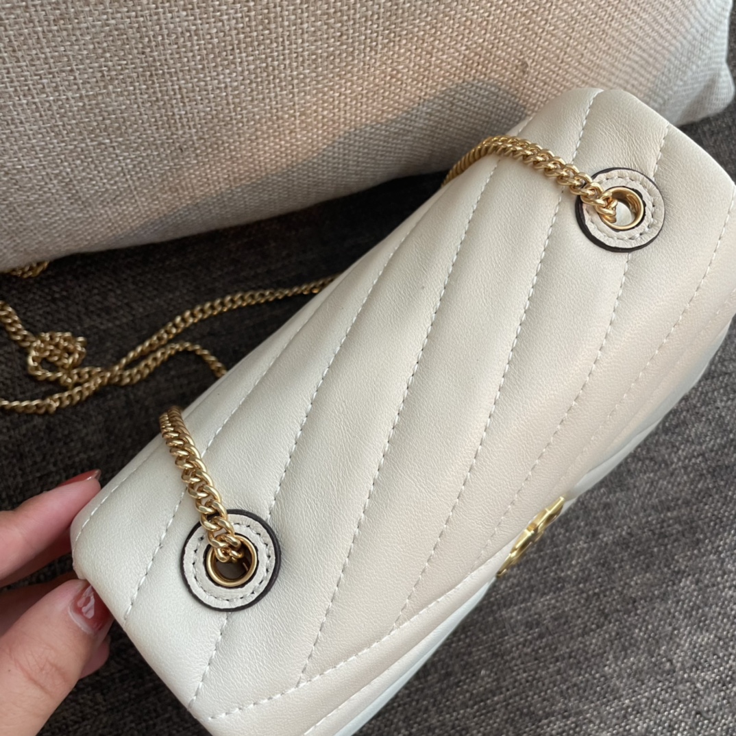 ToryBurch Kira Chevron Convertible Shoulder Bag(18-12.5-5.5cm)  TB316M - PerfectKickZ
