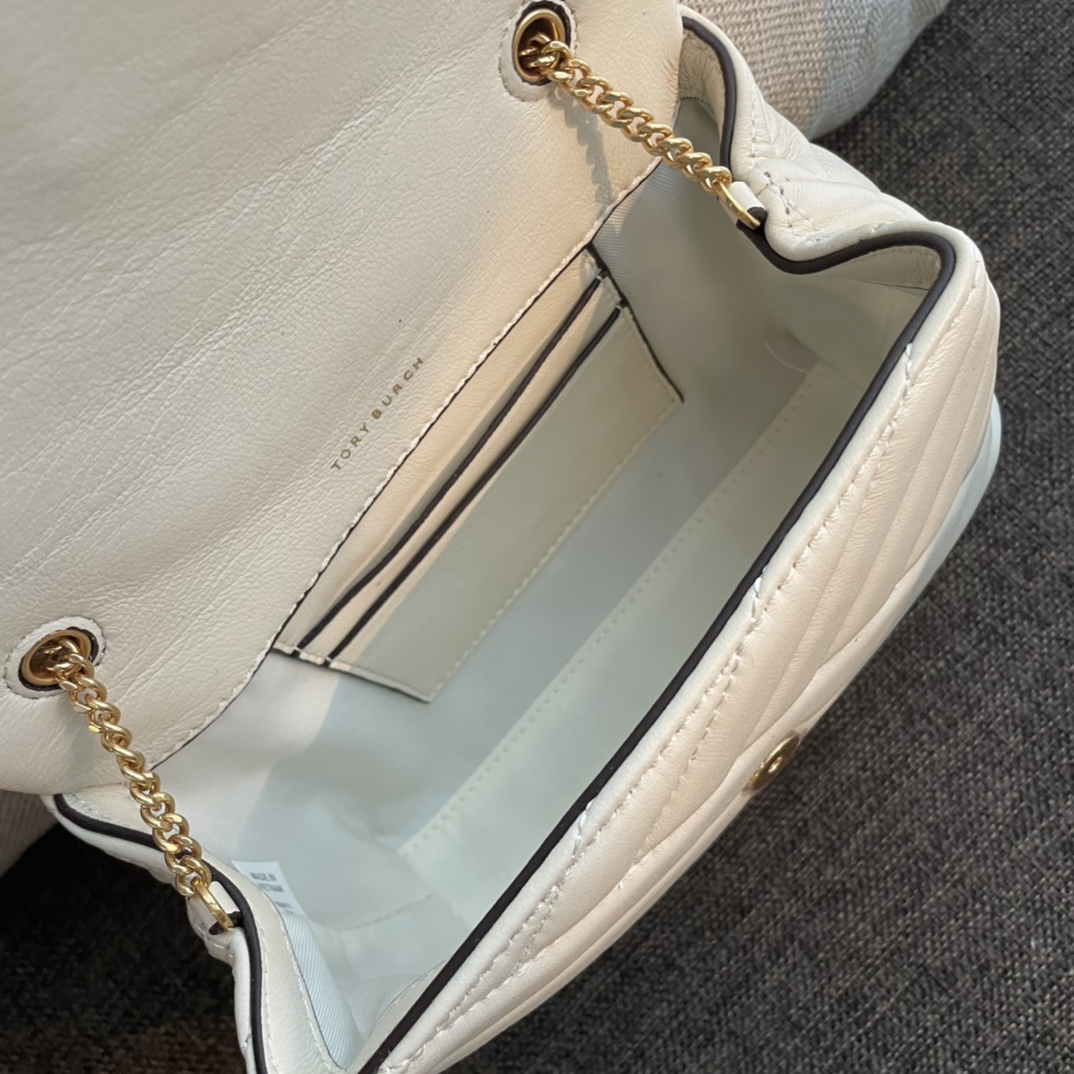 ToryBurch Kira Chevron Convertible Shoulder Bag(18-12.5-5.5cm)  TB316M - PerfectKickZ