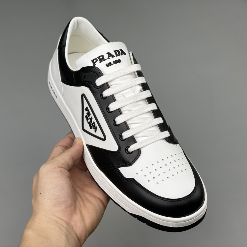 Prada District Leather Sneakers（Upon uk Size） - PerfectKickZ