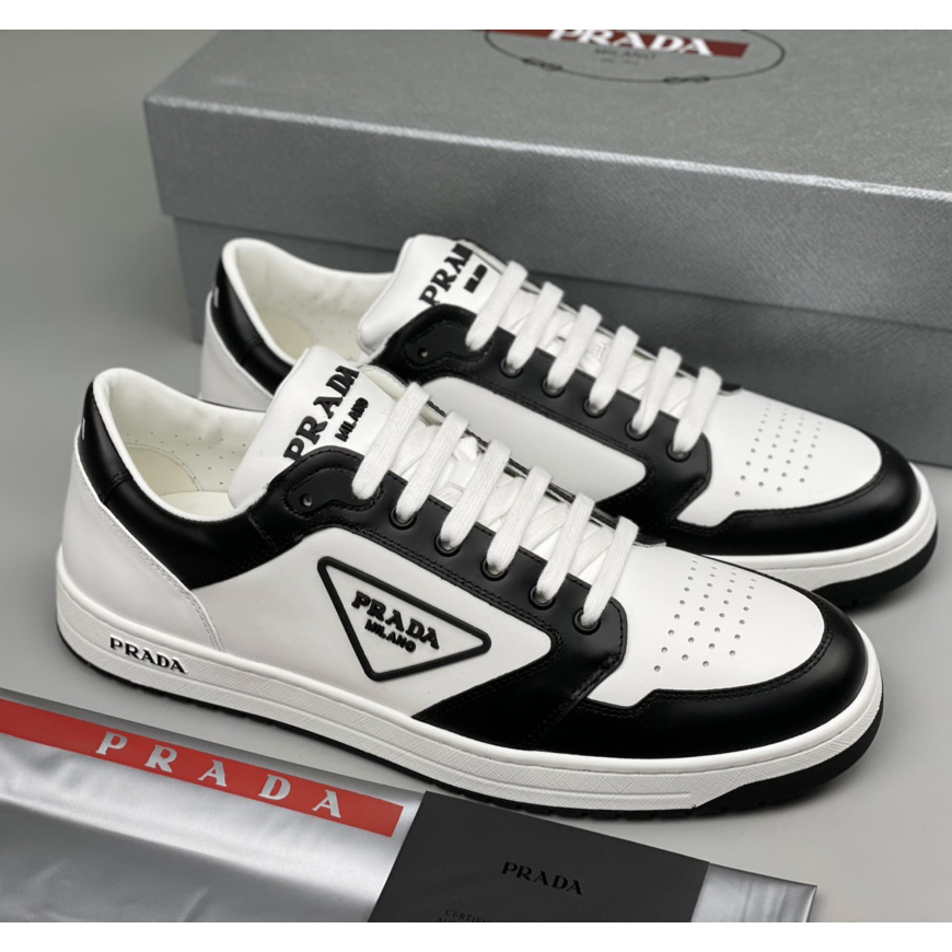 Prada District Leather Sneakers（Upon uk Size） - PerfectKickZ