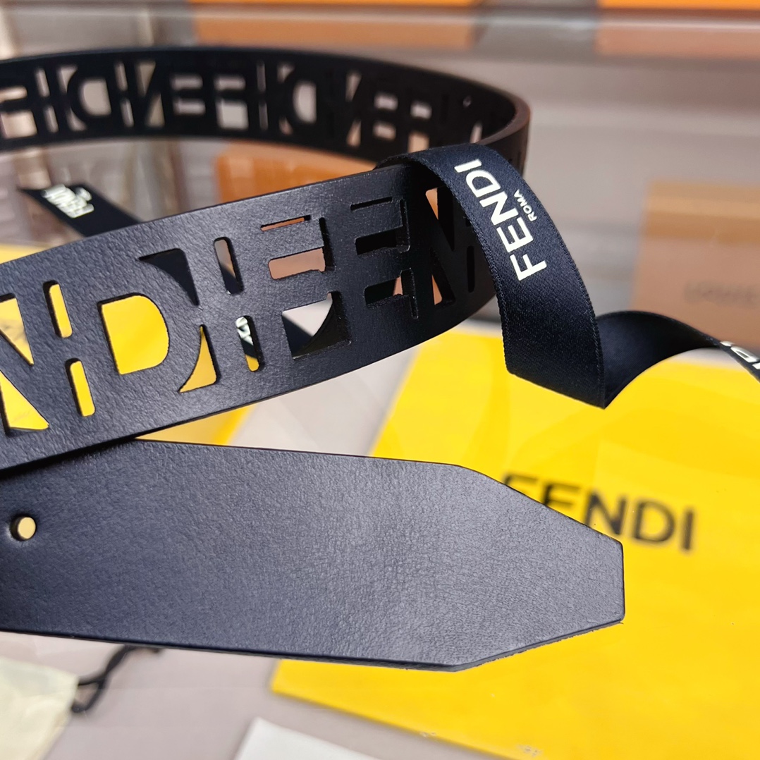 Fendi Leather Belt  - PerfectKickZ