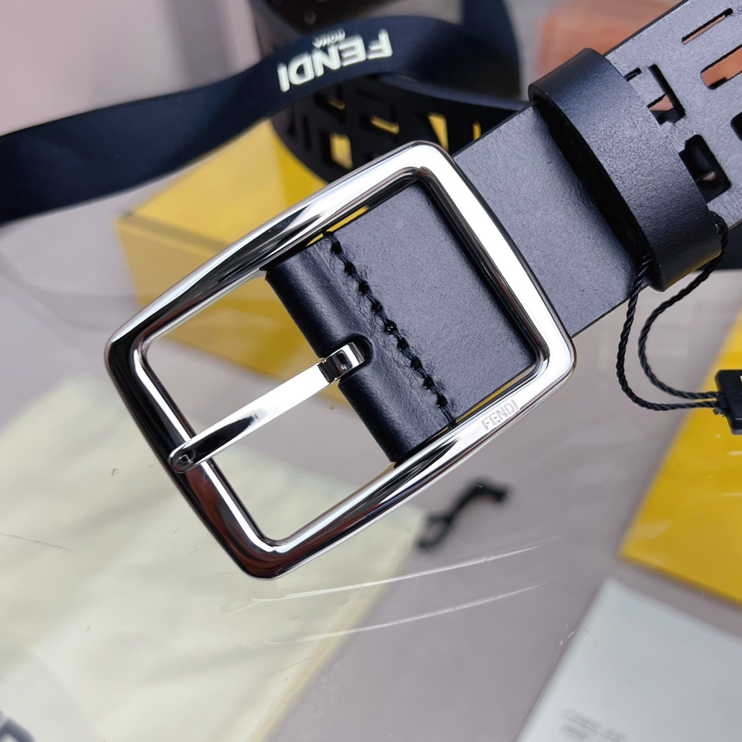 Fendi Leather Belt  - PerfectKickZ