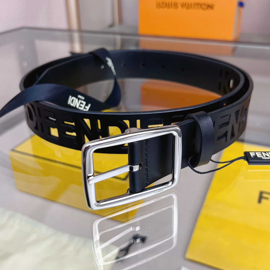 Fendi Leather Belt  - PerfectKickZ