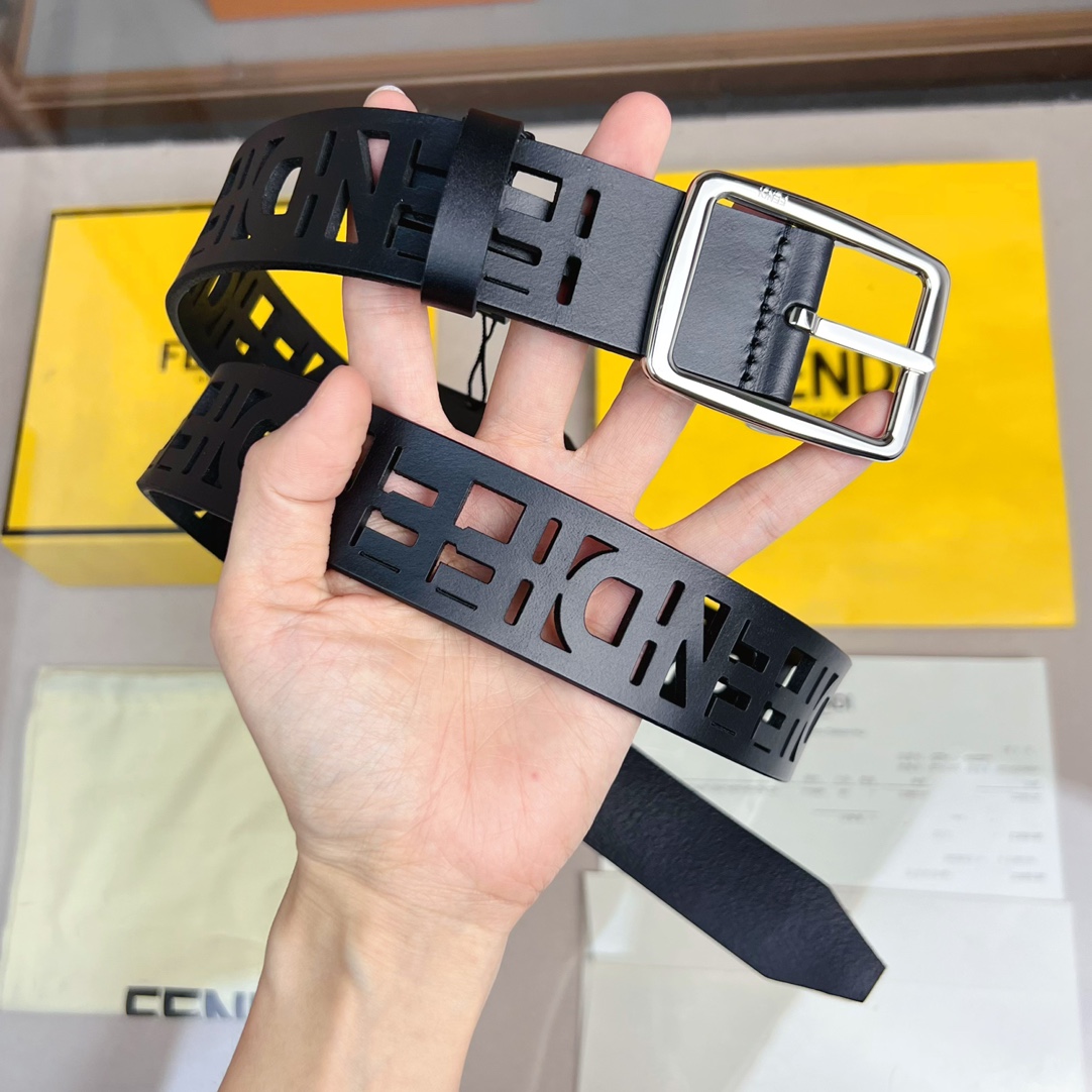 Fendi Leather Belt  - PerfectKickZ