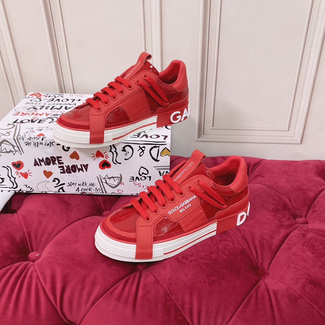 Dolce & Gabbana Mixed-Material Custom 2.Zero Sneakers - PerfectKickZ