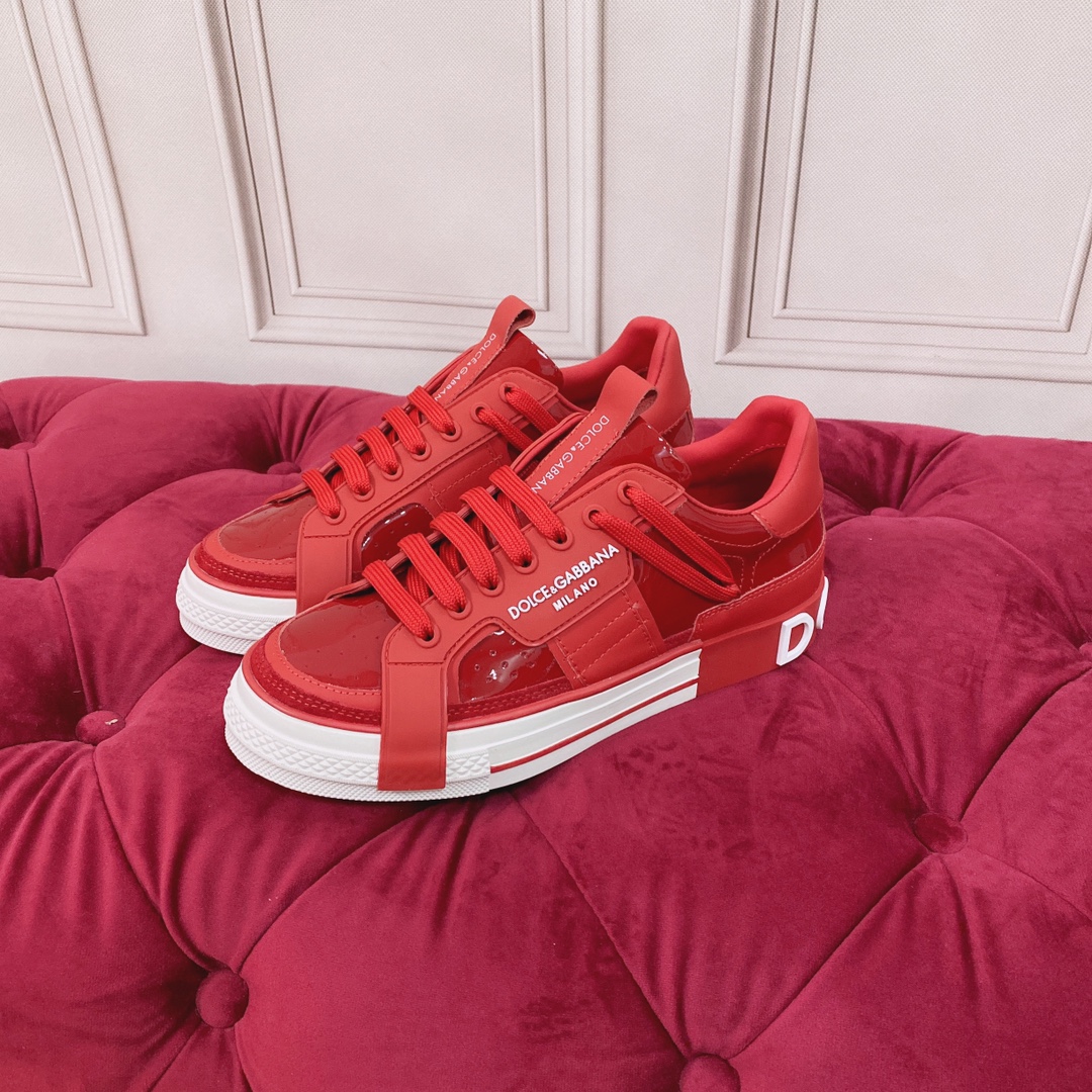 Dolce & Gabbana Mixed-Material Custom 2.Zero Sneakers - PerfectKickZ