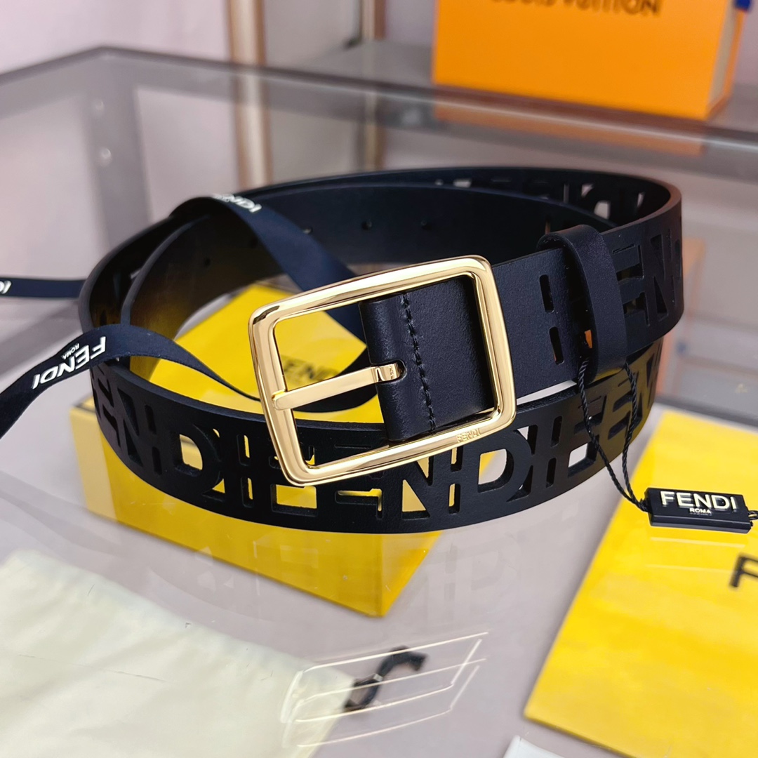Fendi Leather Belt  - PerfectKickZ