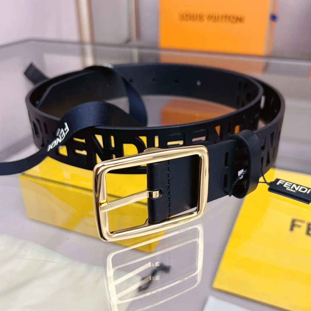 Fendi Leather Belt  - PerfectKickZ