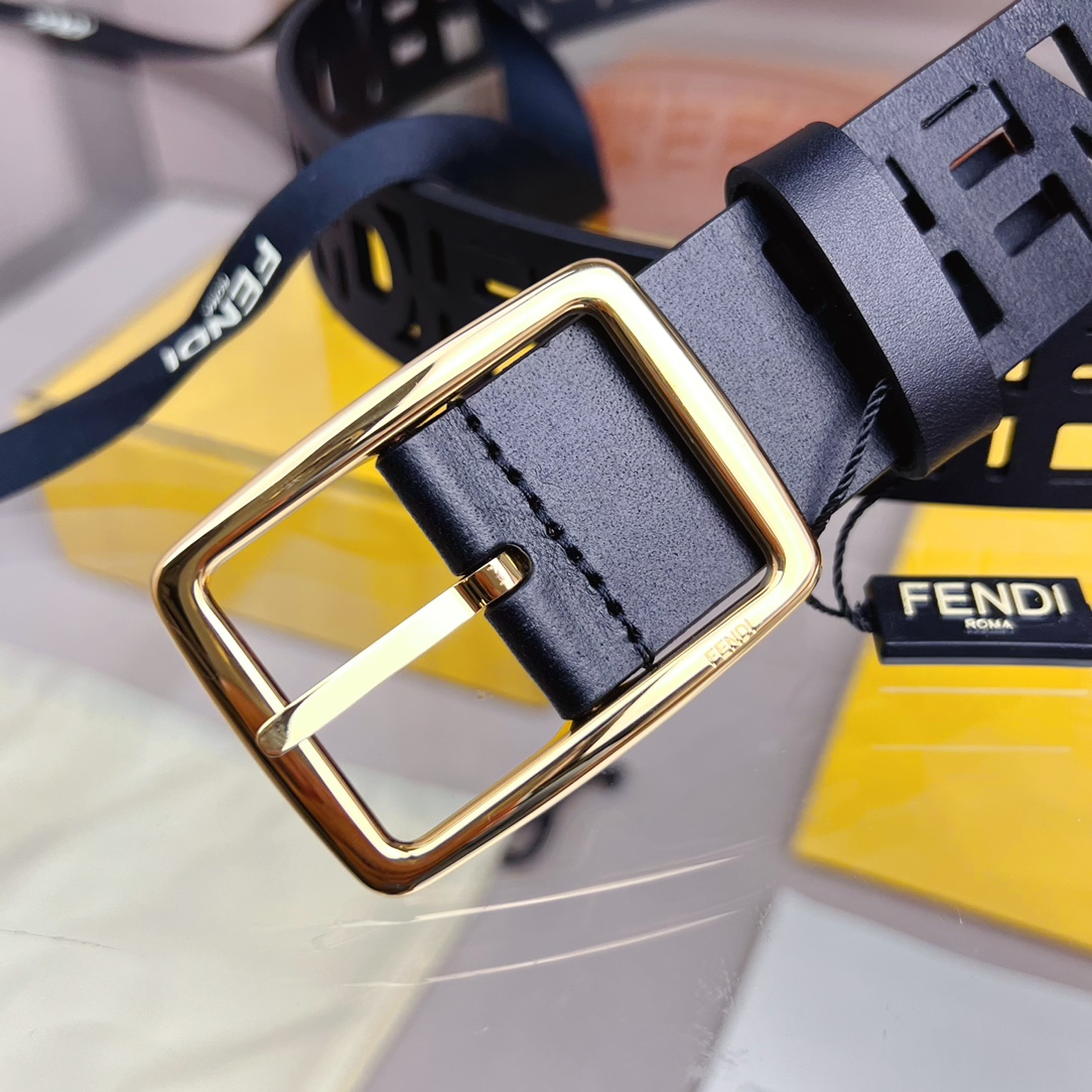 Fendi Leather Belt  - PerfectKickZ