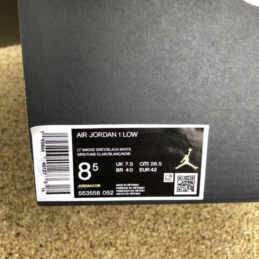 Air Jordan 1 Low Shadow Toe AJ1 Sneaker   553558-052 - PerfectKickZ