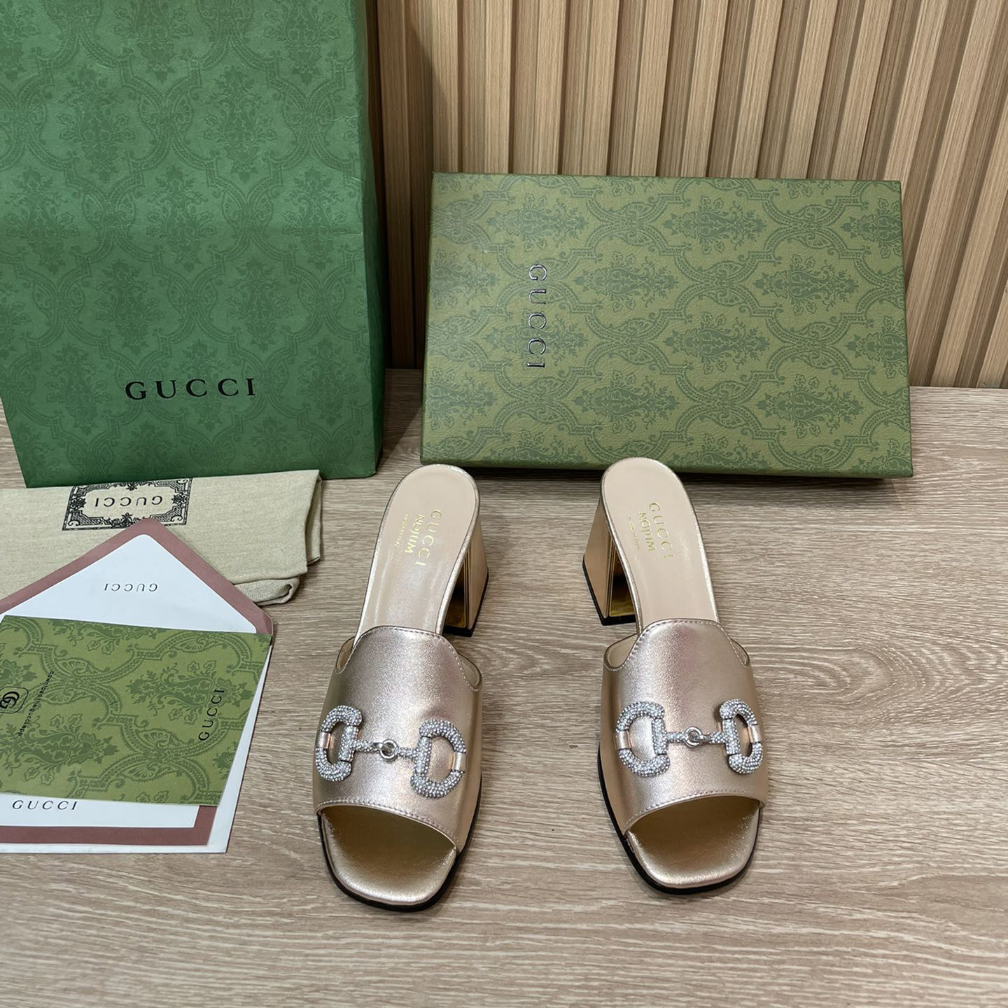 Gucci Women's Gucci Nojum Sandal With Heel Height Of 7.5cm - PerfectKickZ