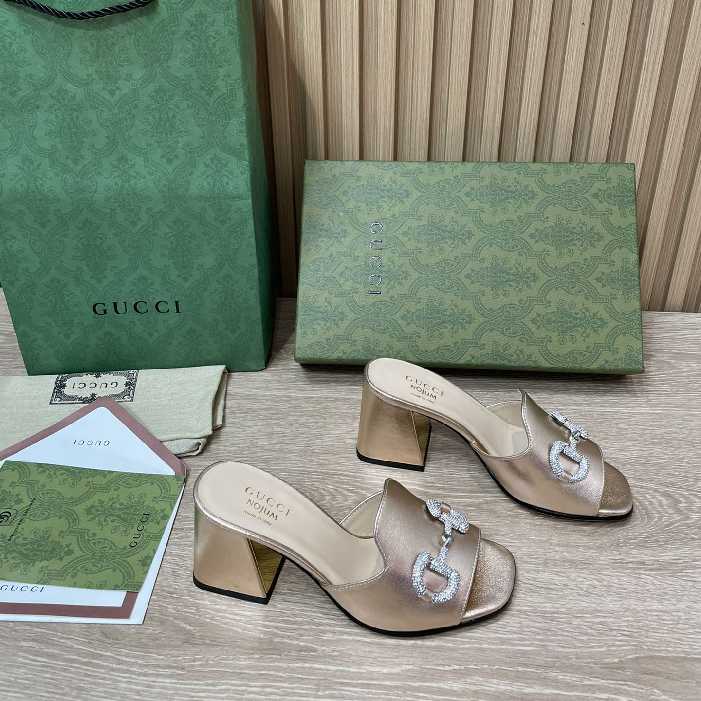 Gucci Women's Gucci Nojum Sandal With Heel Height Of 7.5cm - PerfectKickZ