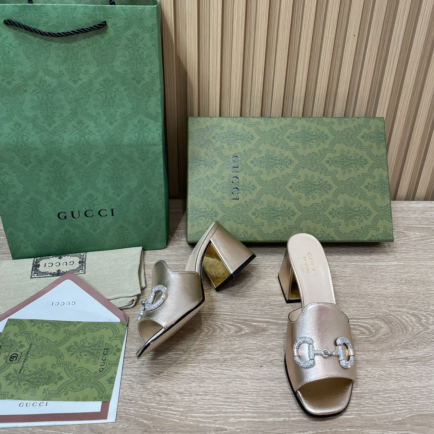 Gucci Women's Gucci Nojum Sandal With Heel Height Of 7.5cm - PerfectKickZ