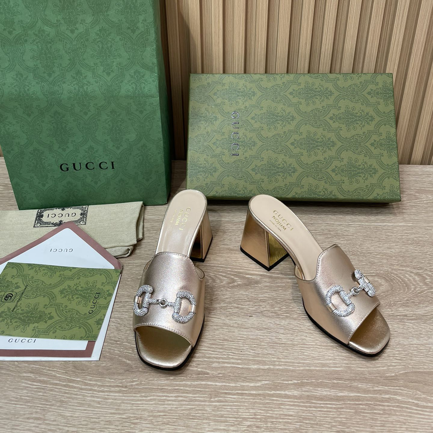 Gucci Women's Gucci Nojum Sandal With Heel Height Of 7.5cm - PerfectKickZ
