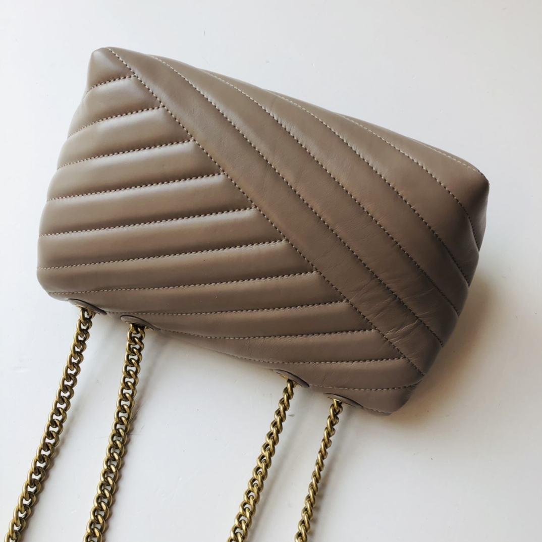 ToryBurch Kira Chevron Convertible Shoulder Bag(22.5-15-8cm)  TB316S90452 - PerfectKickZ