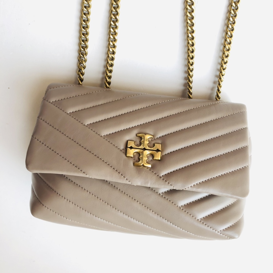 ToryBurch Kira Chevron Convertible Shoulder Bag(22.5-15-8cm)  TB316S90452 - PerfectKickZ