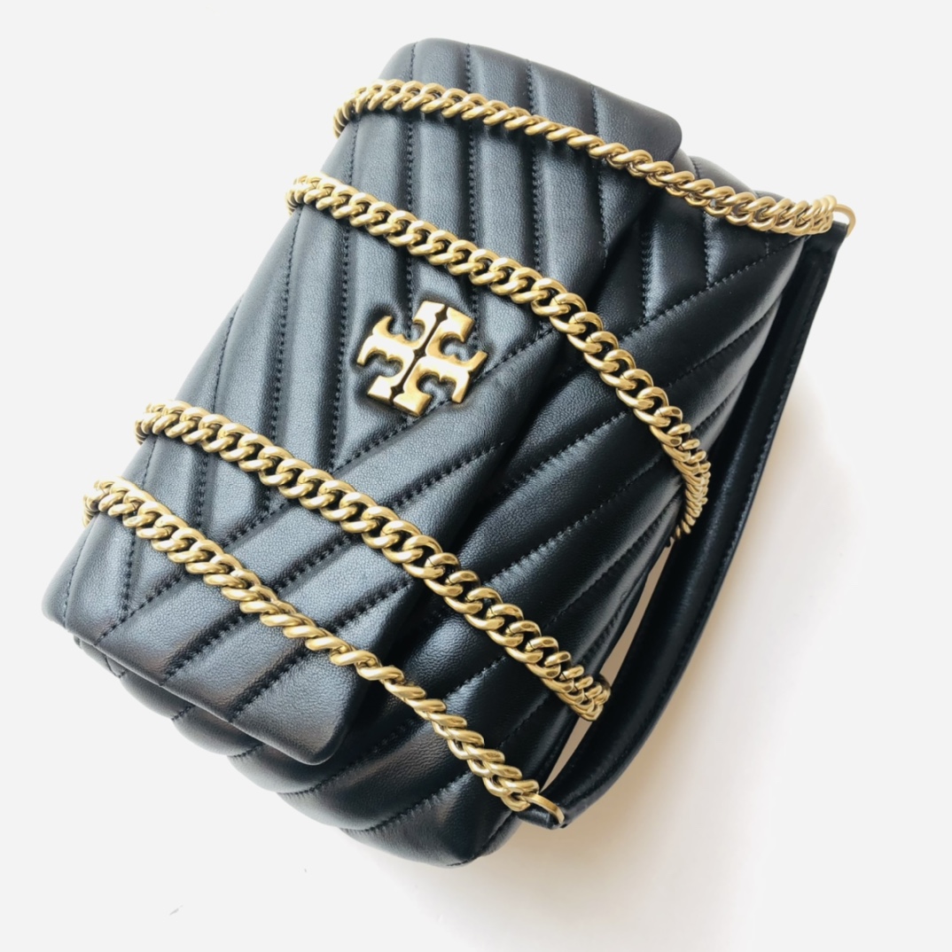 ToryBurch Kira Chevron Convertible Shoulder Bag(22.5-15-8cm)  TB316S90452 - PerfectKickZ
