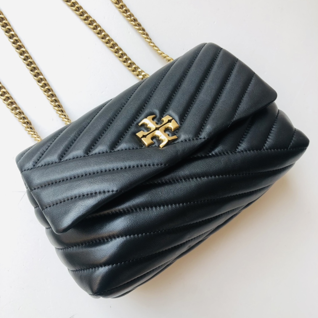 ToryBurch Kira Chevron Convertible Shoulder Bag(22.5-15-8cm)  TB316S90452 - PerfectKickZ