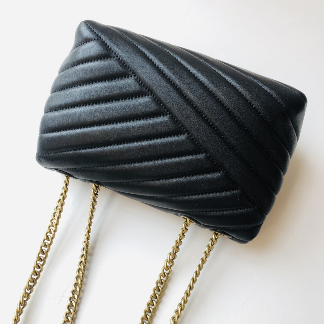 ToryBurch Kira Chevron Convertible Shoulder Bag(22.5-15-8cm)  TB316S90452 - PerfectKickZ
