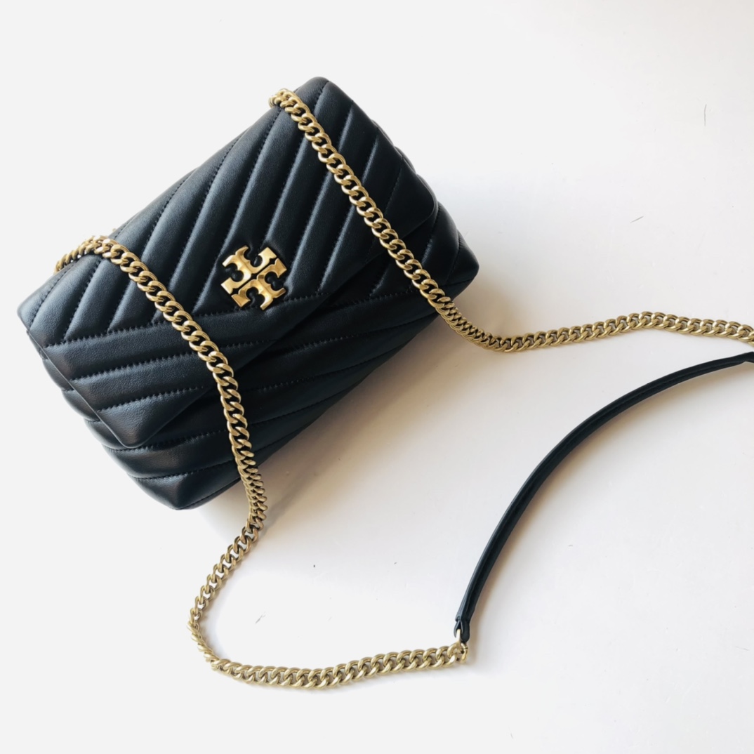 ToryBurch Kira Chevron Convertible Shoulder Bag(22.5-15-8cm)  TB316S90452 - PerfectKickZ