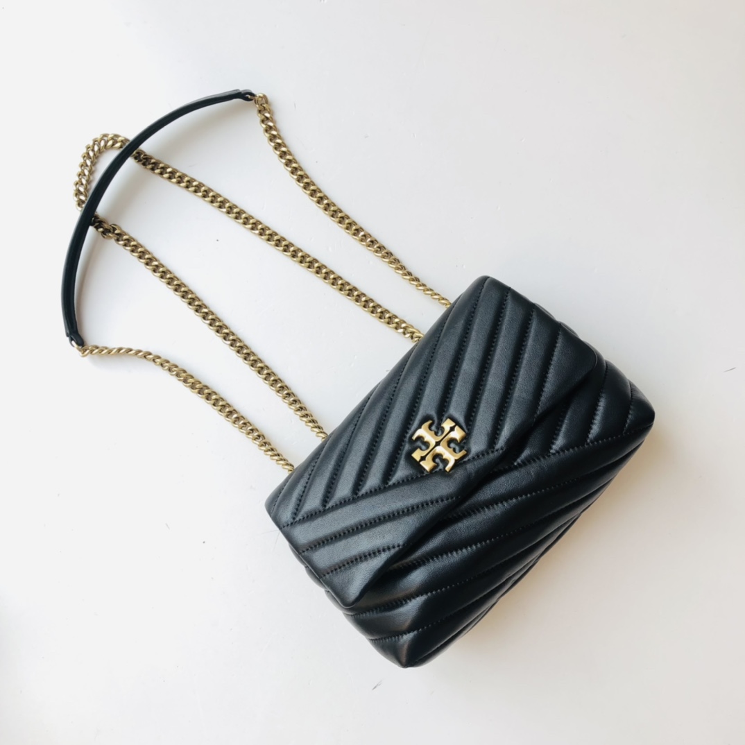 ToryBurch Kira Chevron Convertible Shoulder Bag(22.5-15-8cm)  TB316S90452 - PerfectKickZ