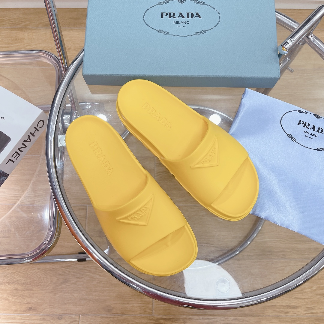 Prada Rubber Slides - PerfectKickZ