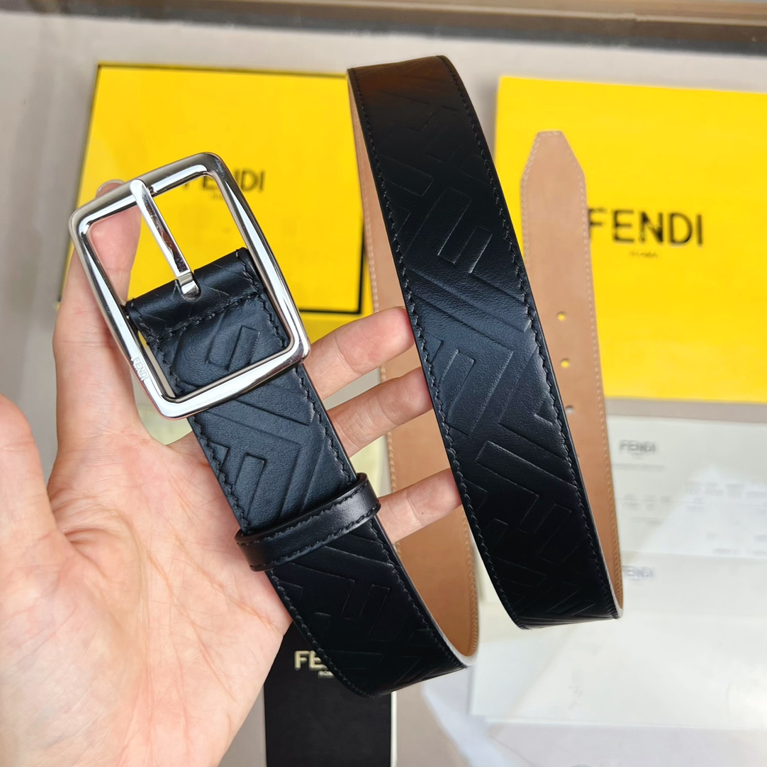 Fendi Leather Belt  - PerfectKickZ