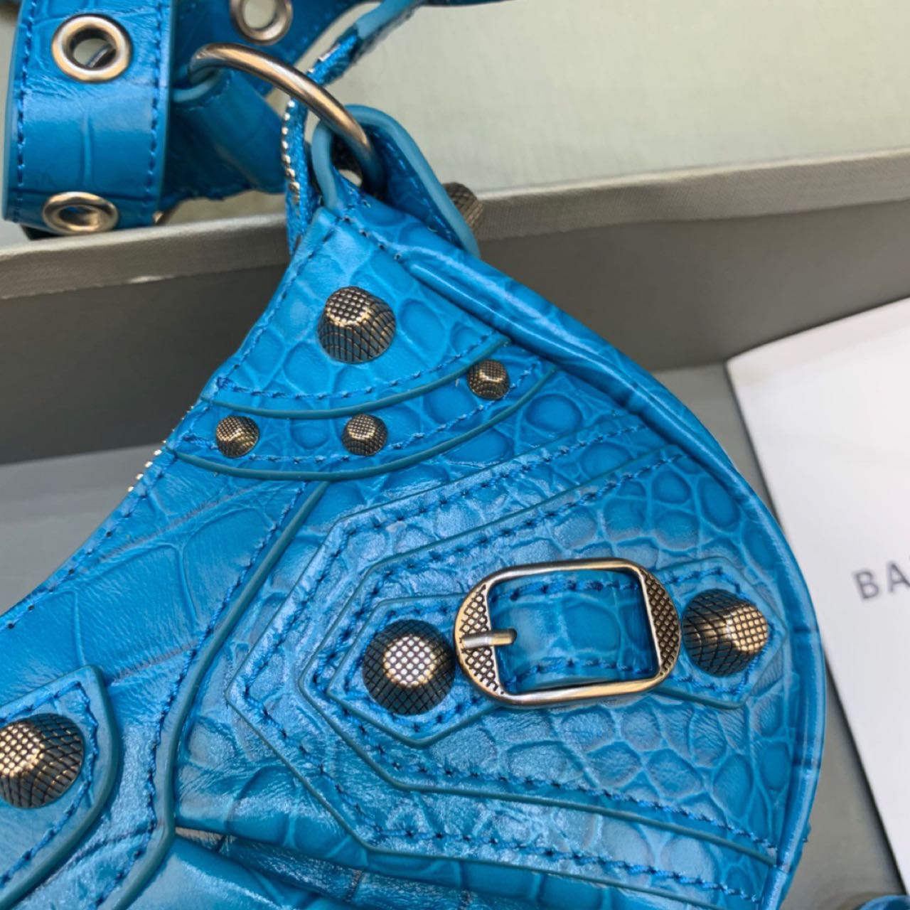 Balenciaga Le Cagole XS Shoulder Bag In Blue(26-12-6cm) - PerfectKickZ