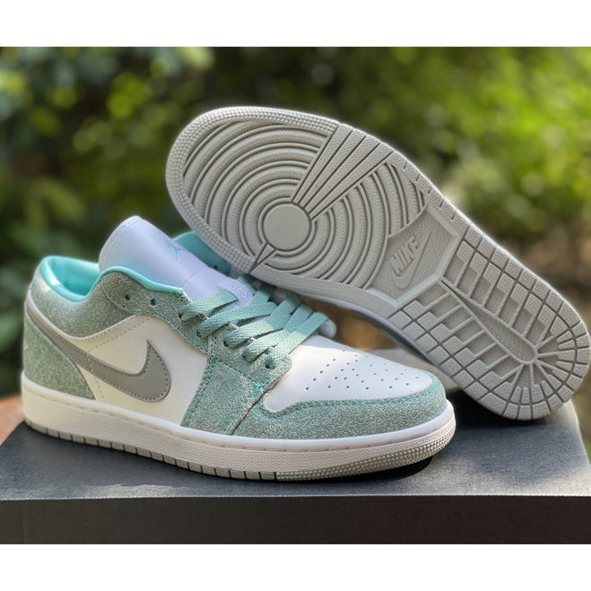 Air Jordan 1 Low ''New Emerald'' Sneaker  DN3705 301 - PerfectKickZ