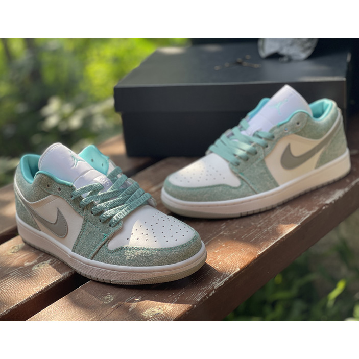 Air Jordan 1 Low ''New Emerald'' Sneaker  DN3705 301 - PerfectKickZ