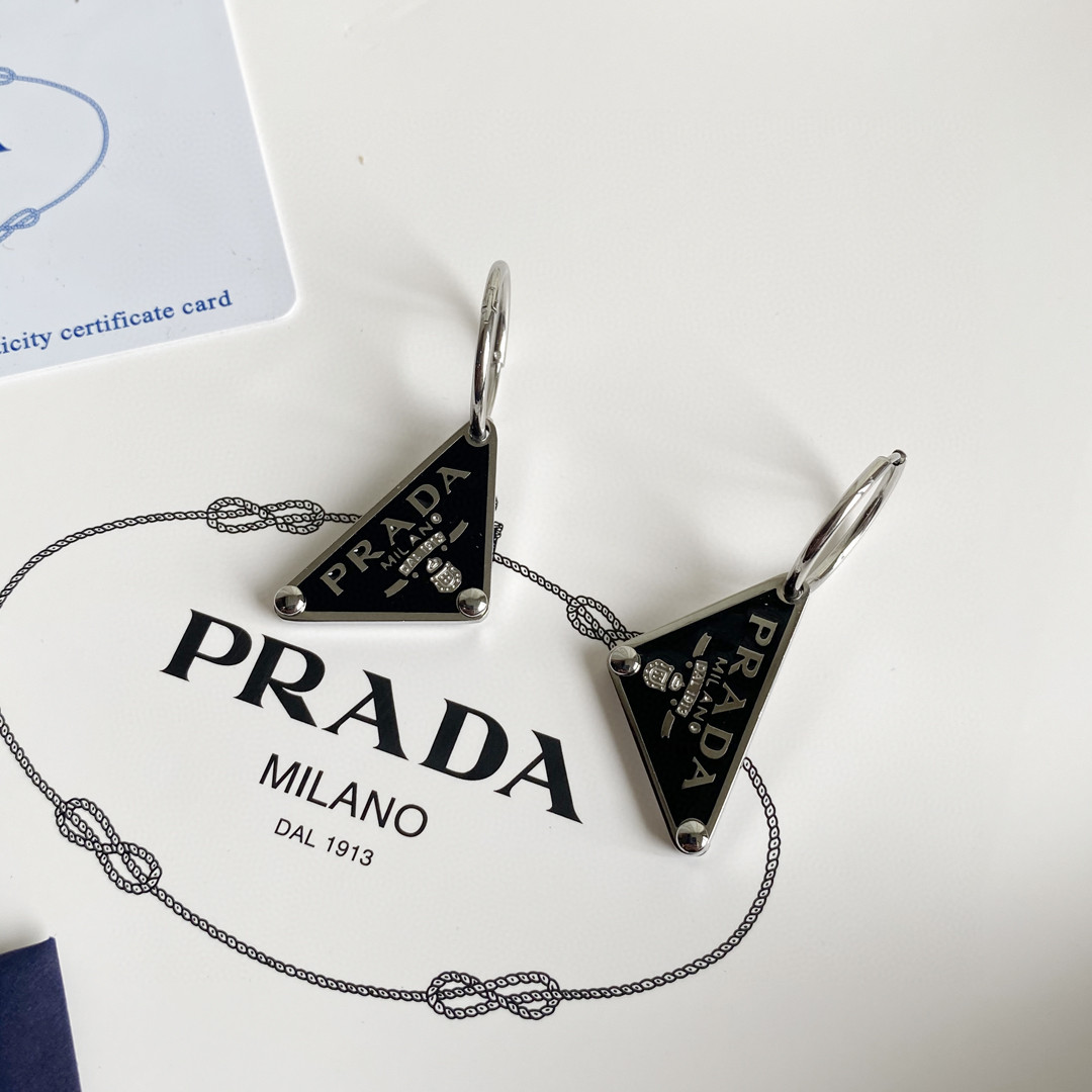 Prada Prada Symbole Pendant Earring - 